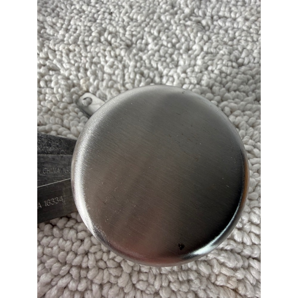 Stainless Steel Measuring Cups Set of 5‎ Silver Nested Kitchen Tools 16334 - Picture 9 of 12